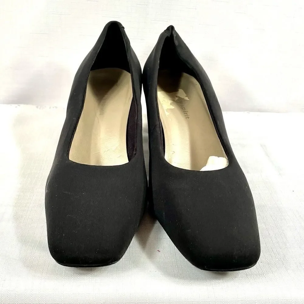 BLACK EASY SPIRIT ANITRA PUMPS SIZE 9.5